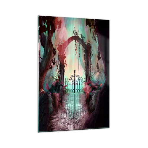 Üveg kép - Titkos kert - 80x120 cm