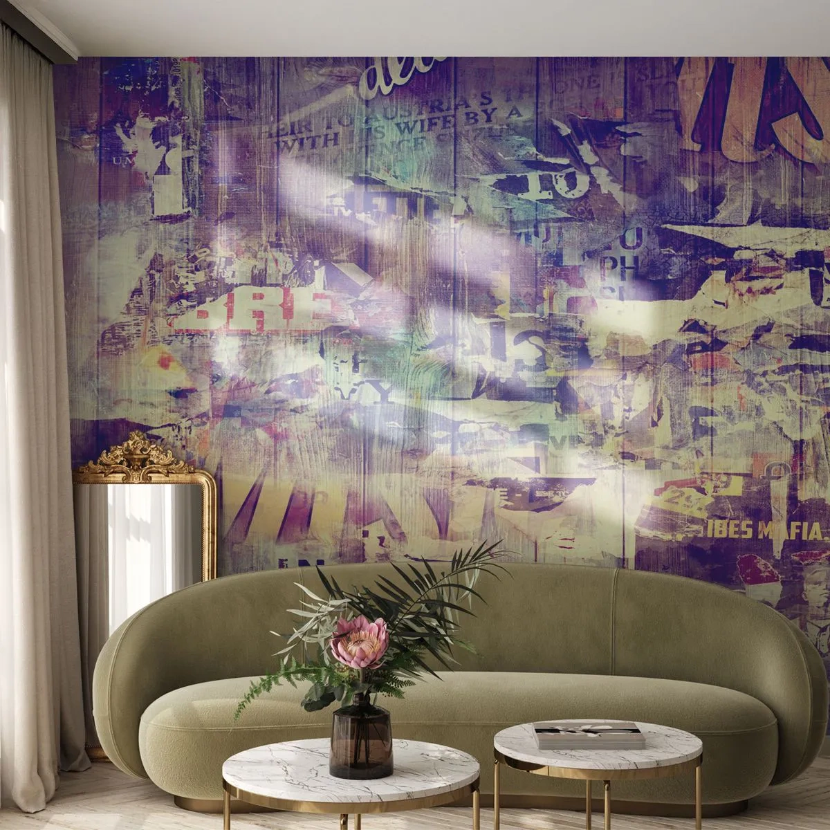 Fotótapéta Premium Canvas - És csak ennyi lesz - Falfirkálás, Falfestmény, Grafika - 200x140 cm