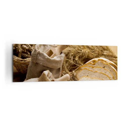 Vászonkép - Hogyan vágta le a késsel - 160x50 cm