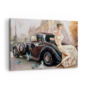 Vászonkép - Elegancia retro stílusban - 120x80 cm