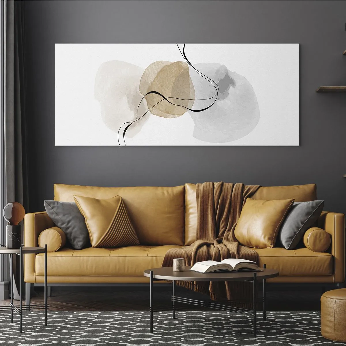 Üveg kép - Léggyöngyök - 120x50 cm