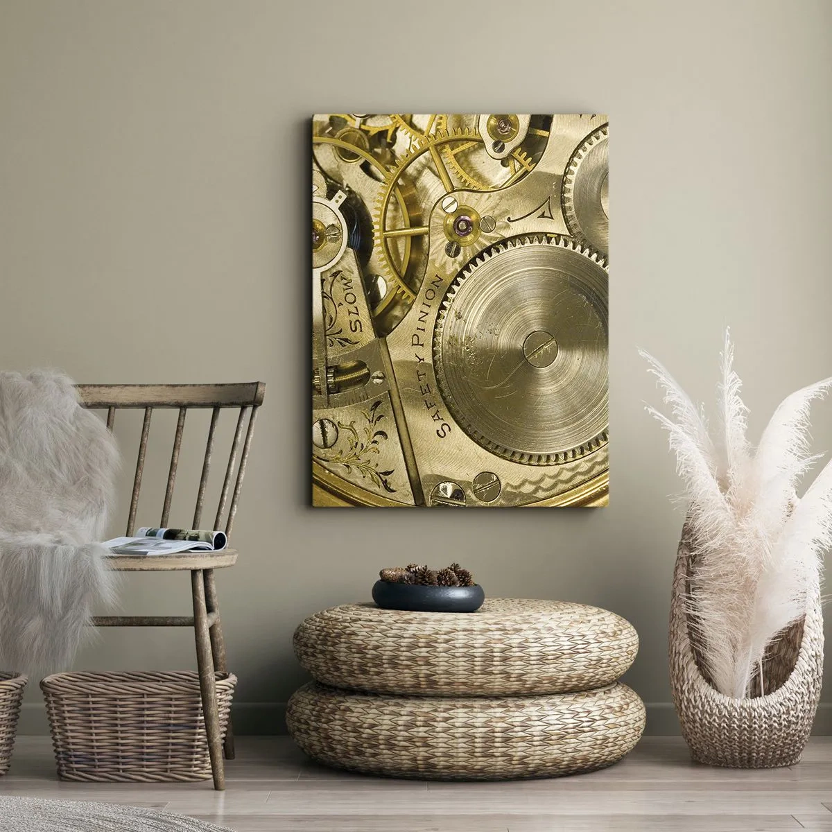 Vászonkép - Haladj a korral - 70x100 cm