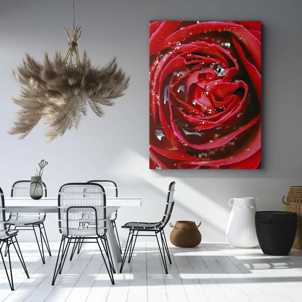 Vászonkép - A harmatcseppekben - 50x70 cm