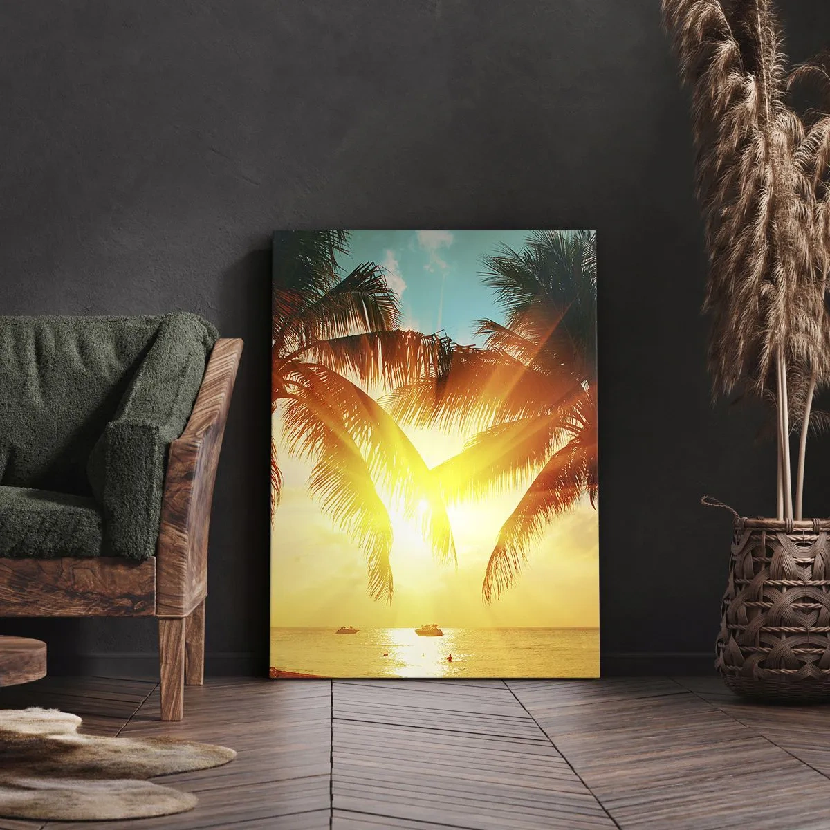 Vászonkép - Egzotikus pár - 50x70 cm
