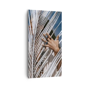 Vászonkép - Sámán asszonya? - 55x100 cm