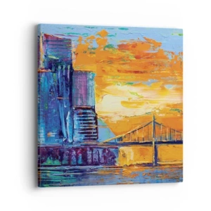Vászonkép - Kultúra és természet - 40x40 cm