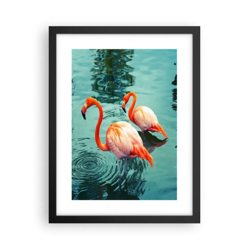 Poszter fehér keretben - Most divatban vagyunk - 30x40 cm