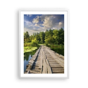 Poszter fekete keretben - Nyár, mindenhol nyár - 50x70 cm