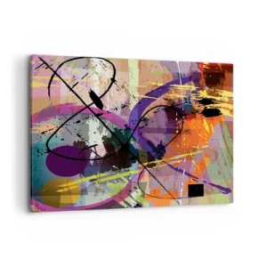 Vászonkép - Mehet egyenesen előre vagy körbe - 120x80 cm