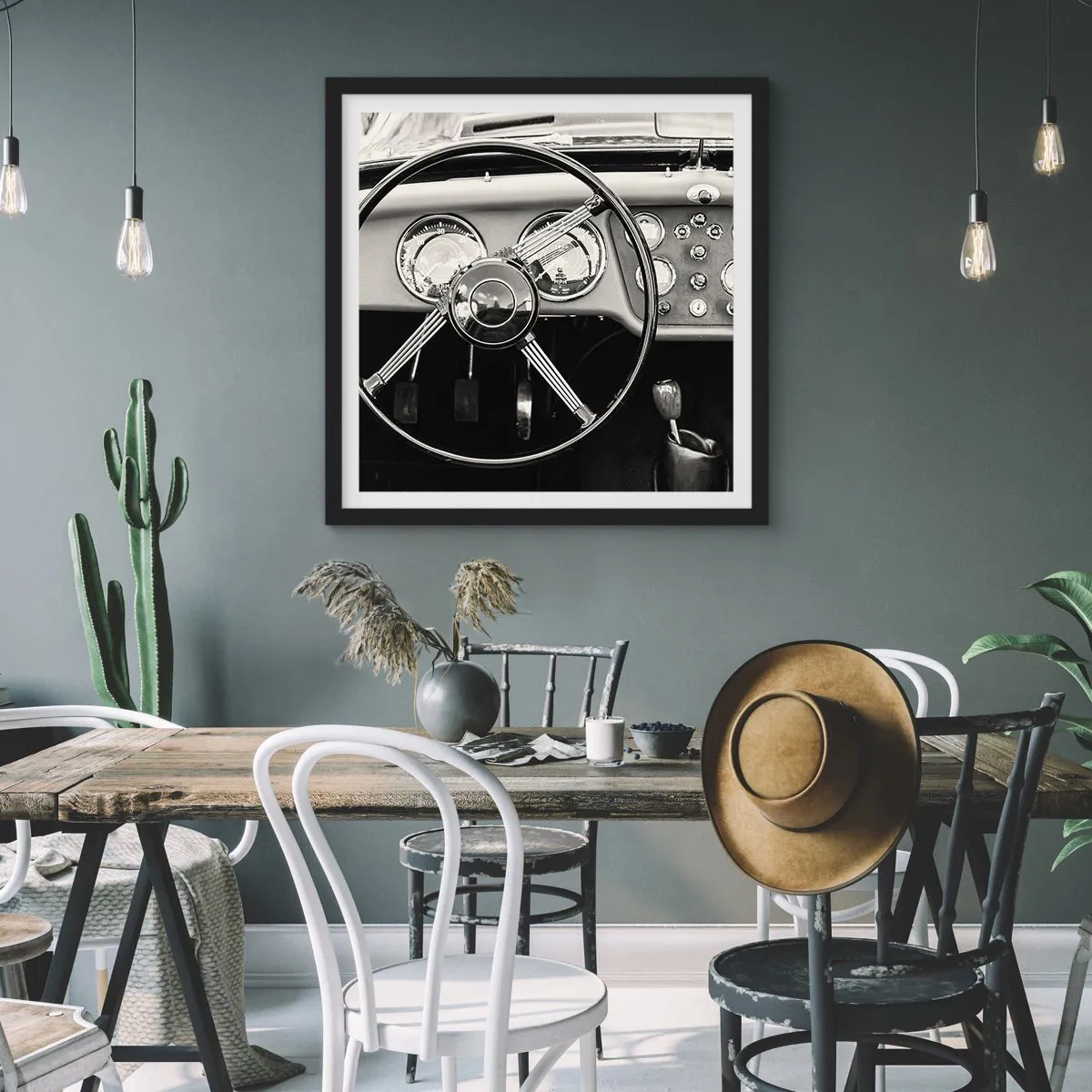 Poszter fehér keretben - Gyűjtő álma - 50x50 cm