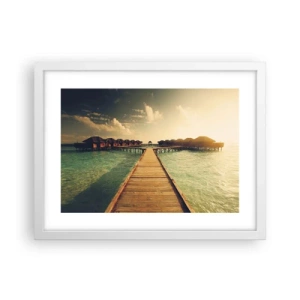 Poszter fekete keretben - Tiszteletteljes meghívás - 40x30 cm