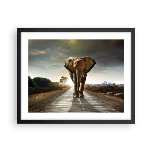 Poszter fehér keretben - És egyáltalán nem porcelánraktárban - 50x40 cm