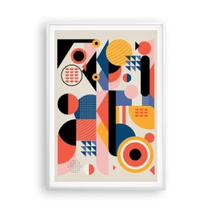 Poszter fekete keretben - Összetétel: játszadozzunk - 70x100 cm