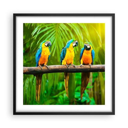 Poszter fehér keretben - És hallottad, hogy ő…? - 50x50 cm