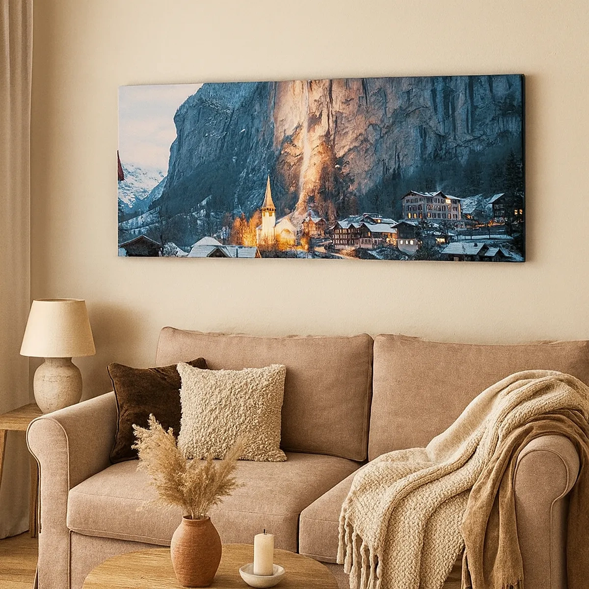 Vászonkép - A tél ragyogó szelleme - 30x30 cm