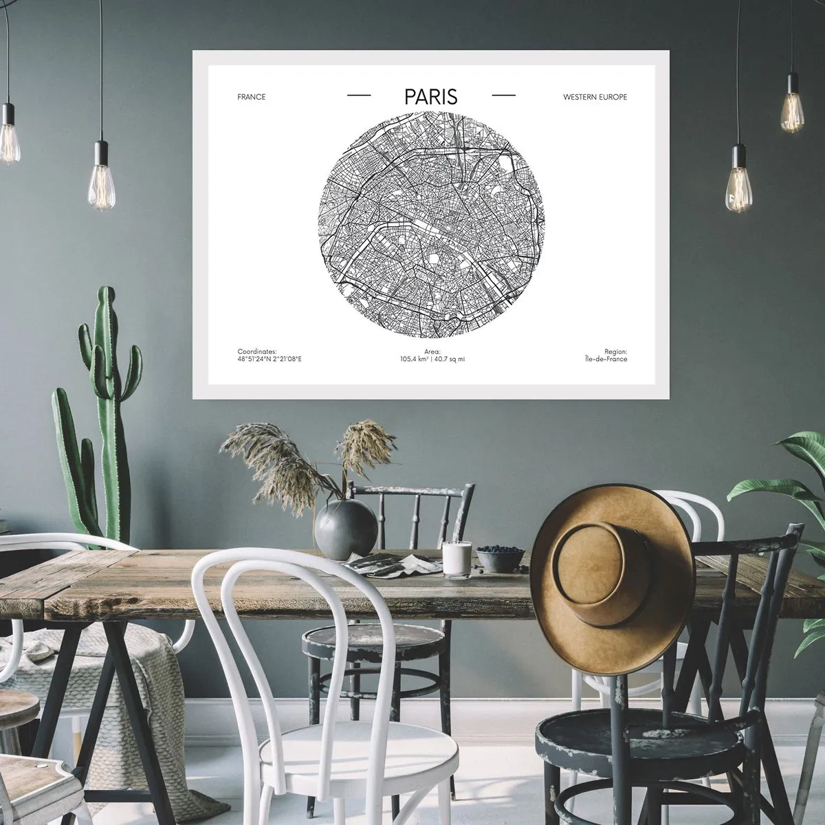 Poszter - Párizs anatómiája - 100x70 cm