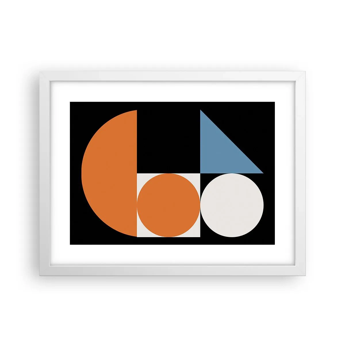 Poszter fekete keretben - Képletes rendszer - 40x30 cm