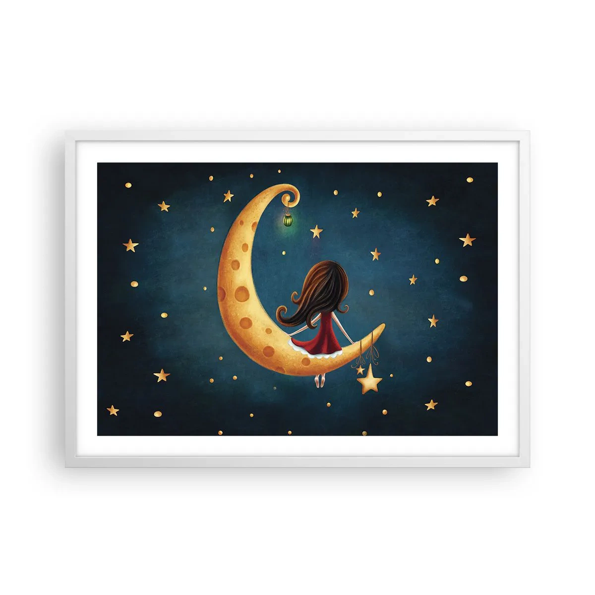 Poszter fekete keretben - Egyszer volt… - 70x50 cm