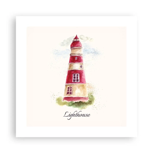 Poszter - Körbe mindíg időjárás - 40x40 cm