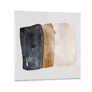 Üveg kép - A föld színeinek kompozíciója - 60x60 cm