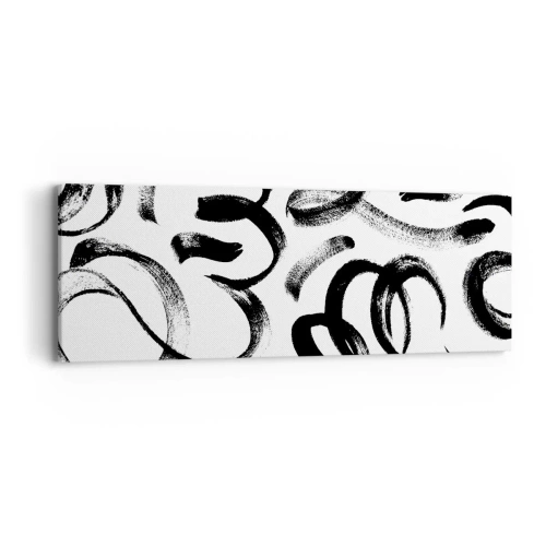 Vászonkép - Feketén-fehéren - 90x30 cm