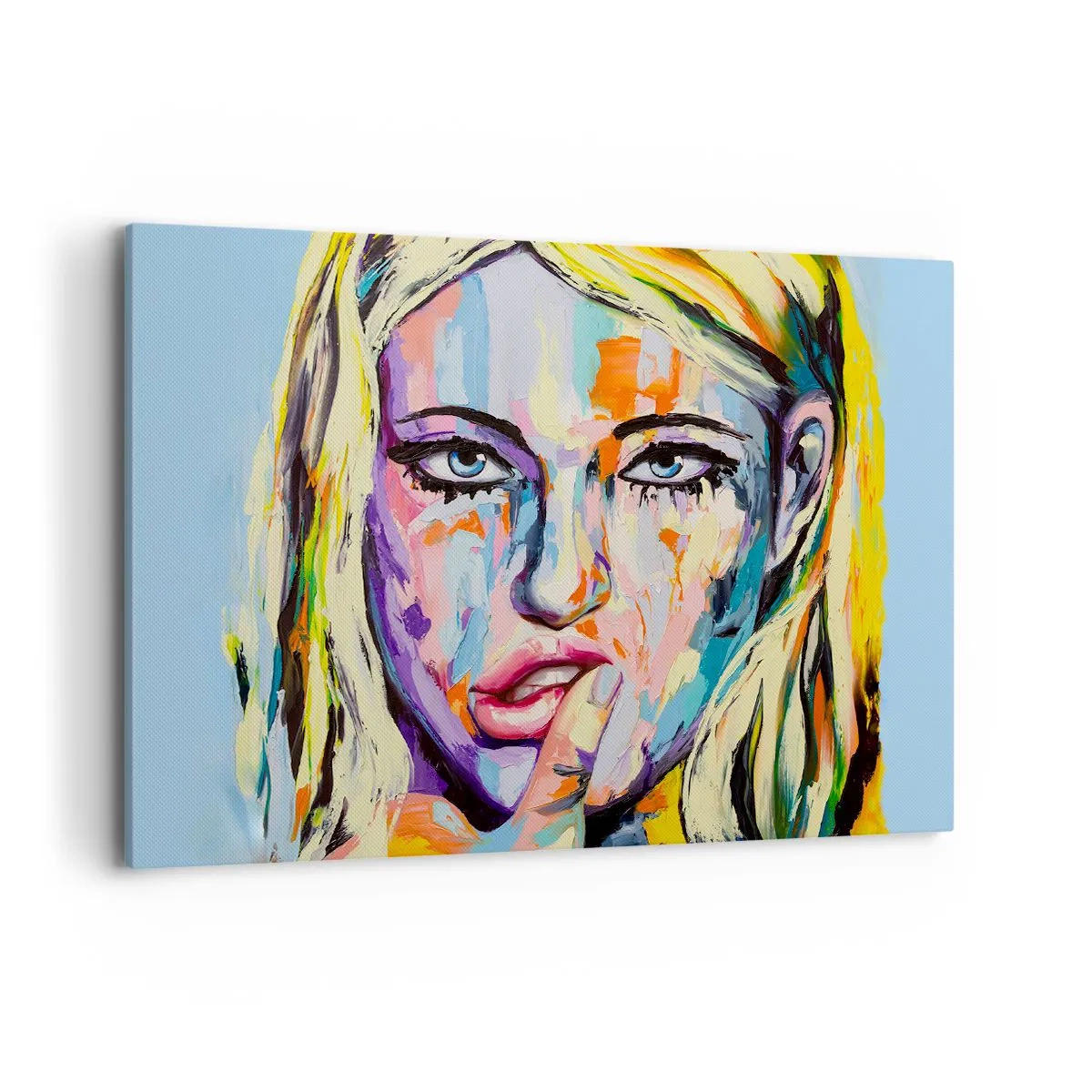 Vászonkép - Nézz egyenesen a szemébe - 100x70 cm
