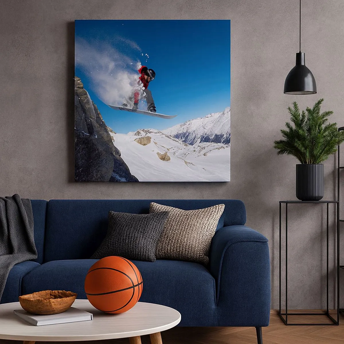 Vászonkép - És a tér részévé váltál - 30x30 cm