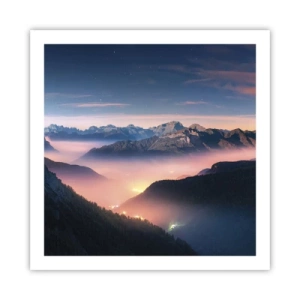 Poszter - Fény a völgyekben - 60x60 cm