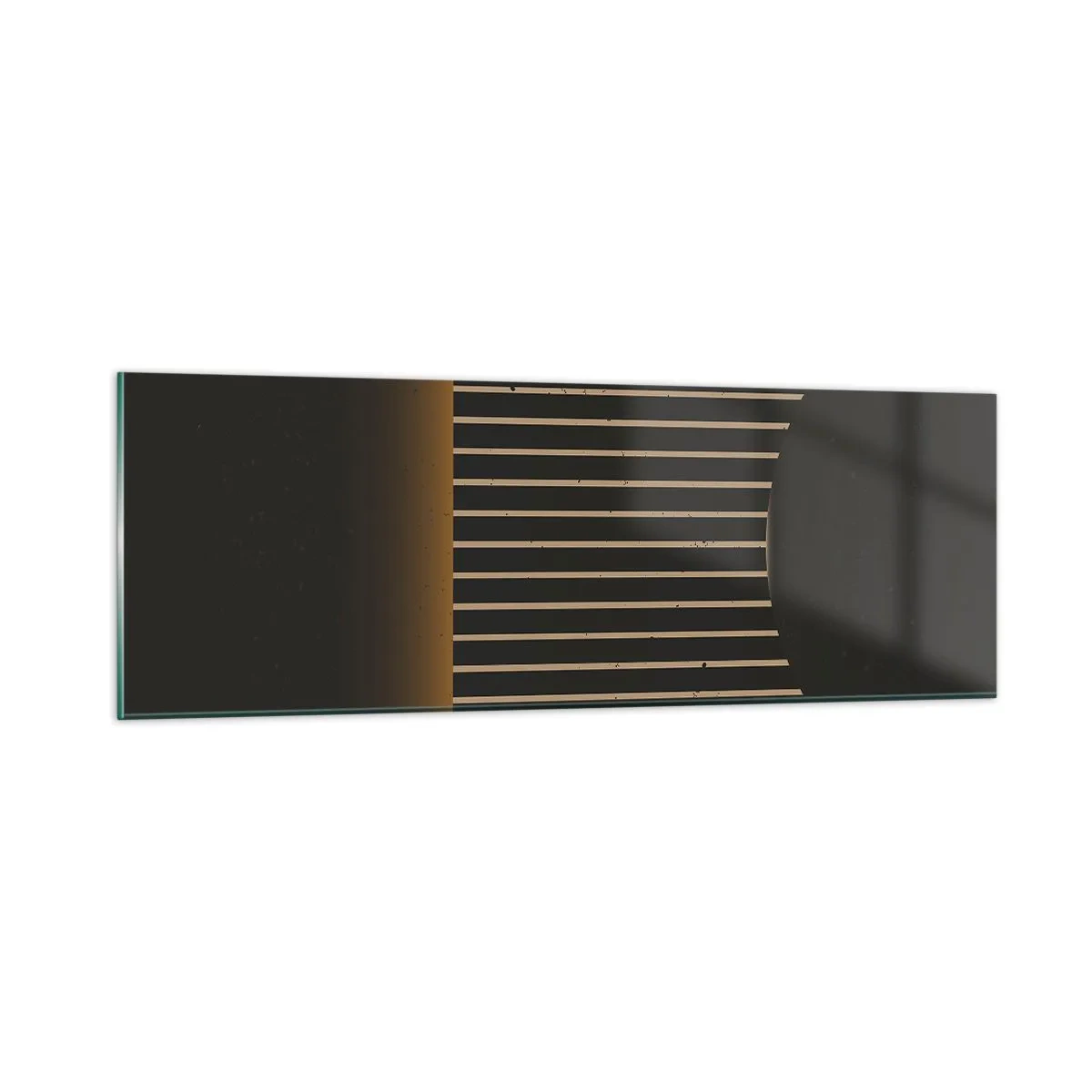 Üveg kép - Fedezze fel a sötétséget - 90x30 cm