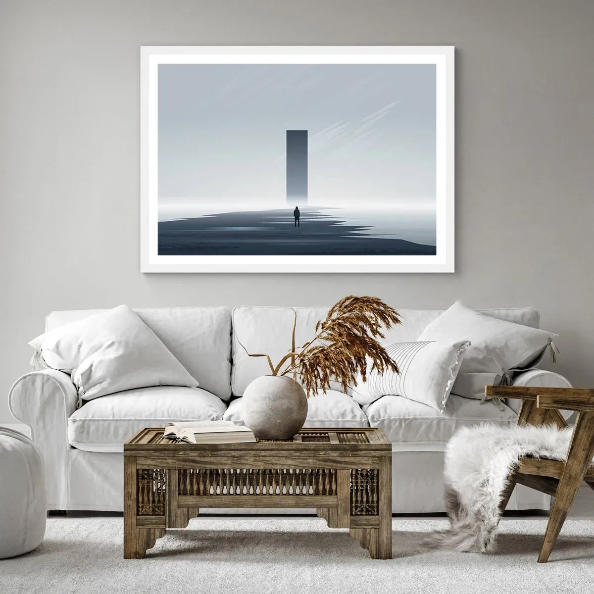 Poszter fekete keretben - Lehetőség vagy fenyegetés? - 70x50 cm