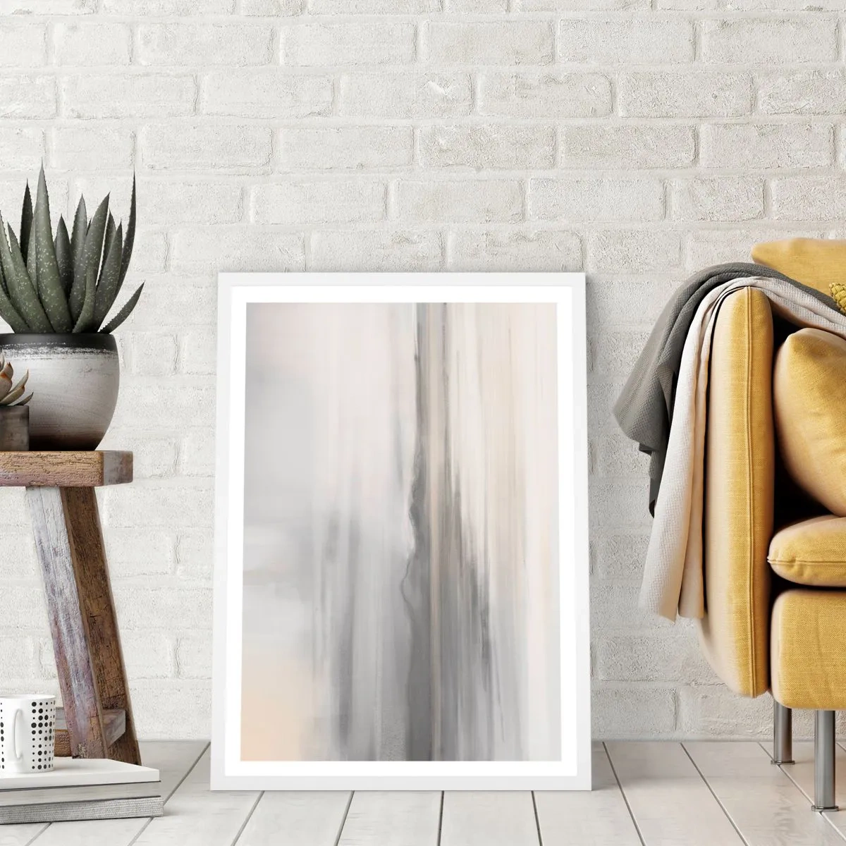 Poszter fekete keretben - Gondolkodó távolság - 70x100 cm