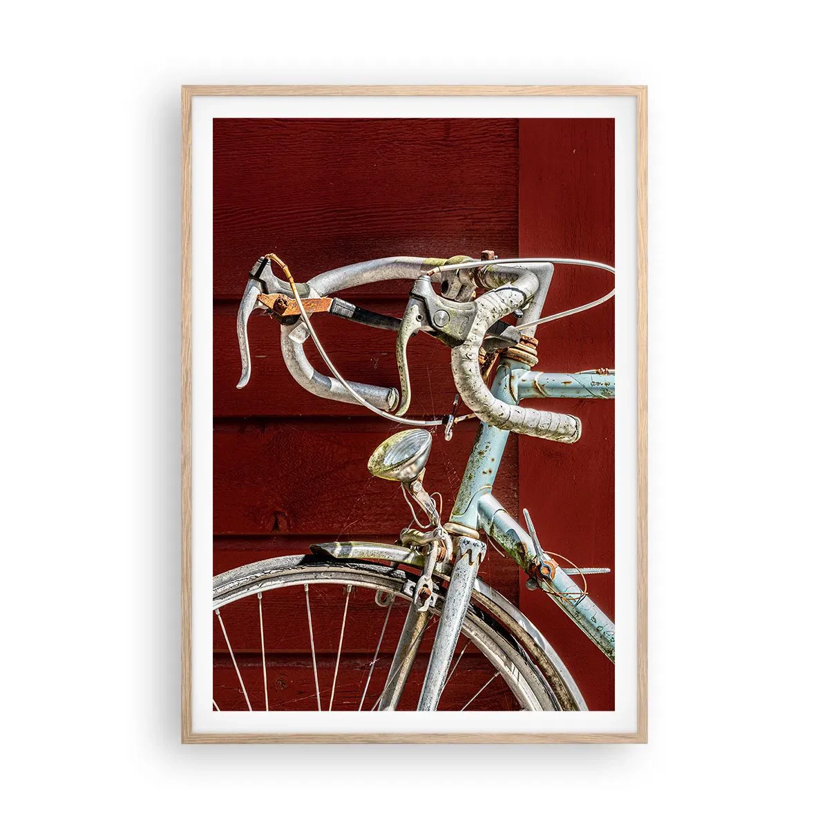 Poszter világos tölgy keretben - Győzelemre teremtve - 70x100 cm