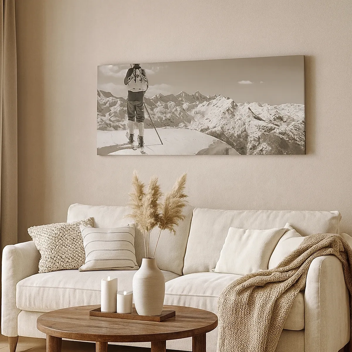 Vászonkép - És a hegyek ugyanazok - 30x30 cm