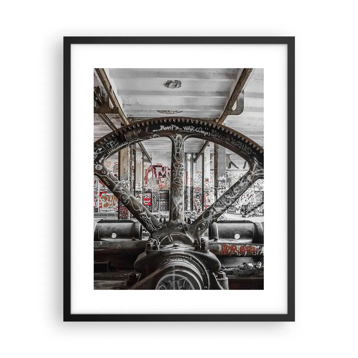 Poszter fehér keretben - A gyár titkos élete - 40x50 cm