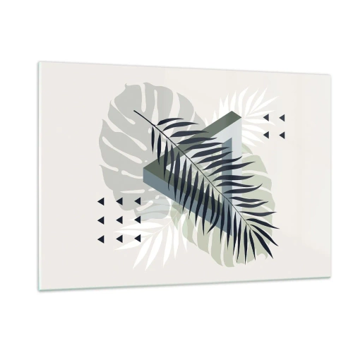 Üveg kép - Természet és geometria – két rend? - 120x80 cm