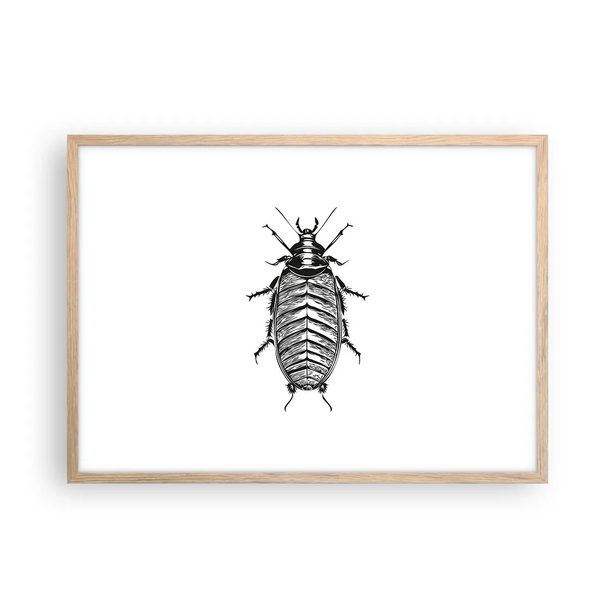 Poszter világos tölgy keretben - Micsoda példány! - 70x50 cm