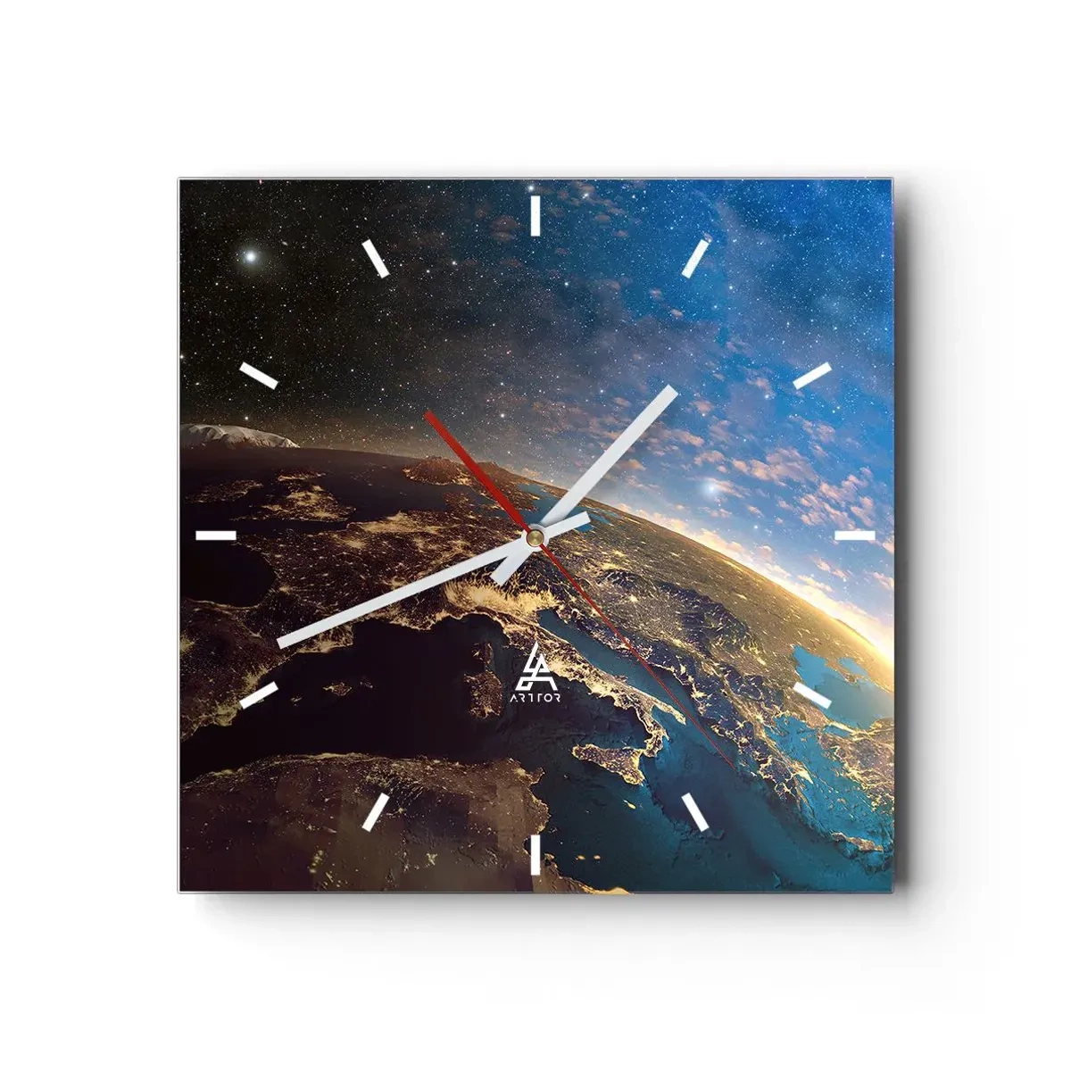 Falióra, Óra - Tekintsünk magunkra távolról - 40x40 cm