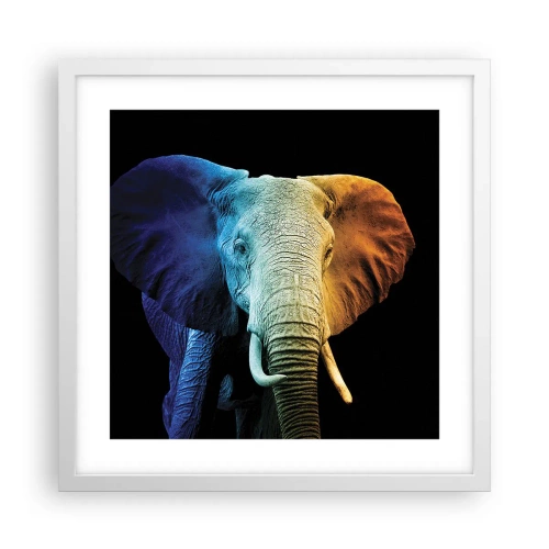 Poszter fekete keretben - Excentrikus, nem különc - 40x40 cm