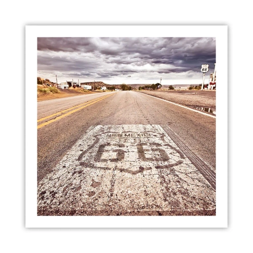 Poszter - Mother Road – amerikai legenda - 60x60 cm