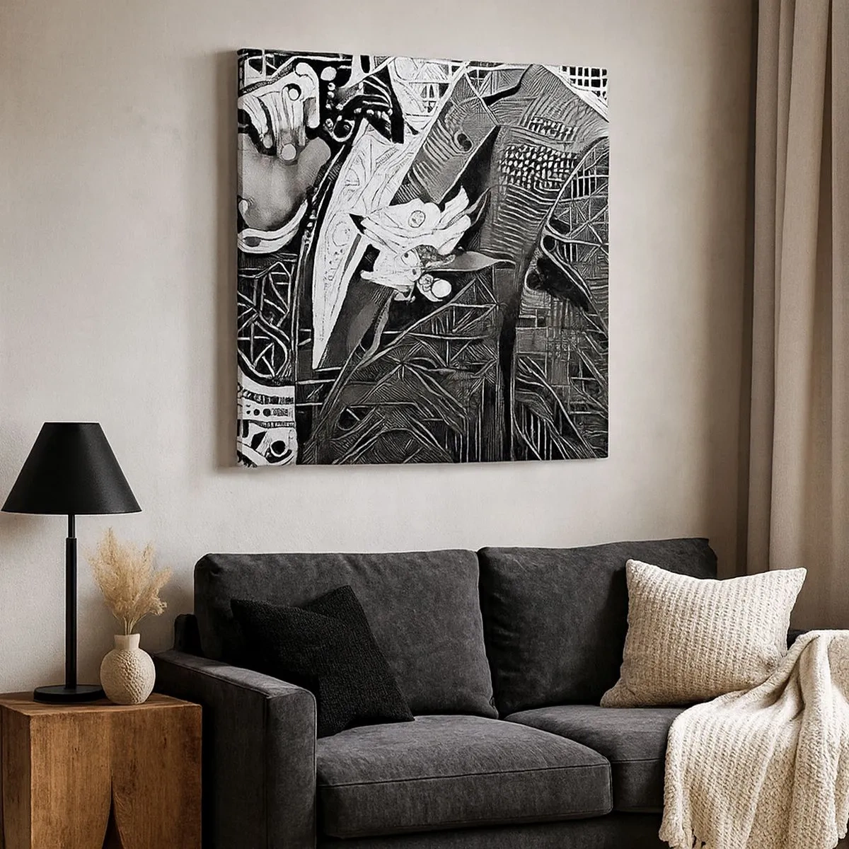 Vászonkép - Csak látszólag öreg ember - 30x30 cm