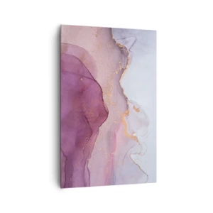 Vászonkép - Lila és orgonaszínű hullámok - 80x120 cm