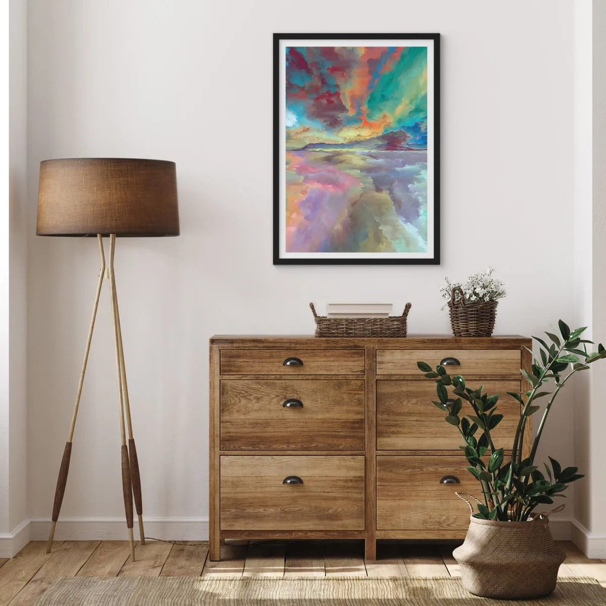 Poszter fehér keretben - Két mennyország - 61x91 cm