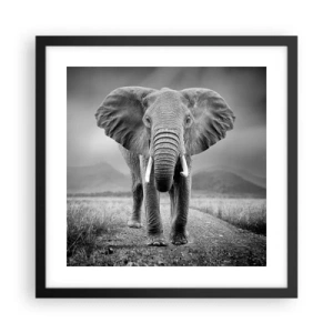 Poszter fehér keretben - A házigazda üdvözli - 40x40 cm