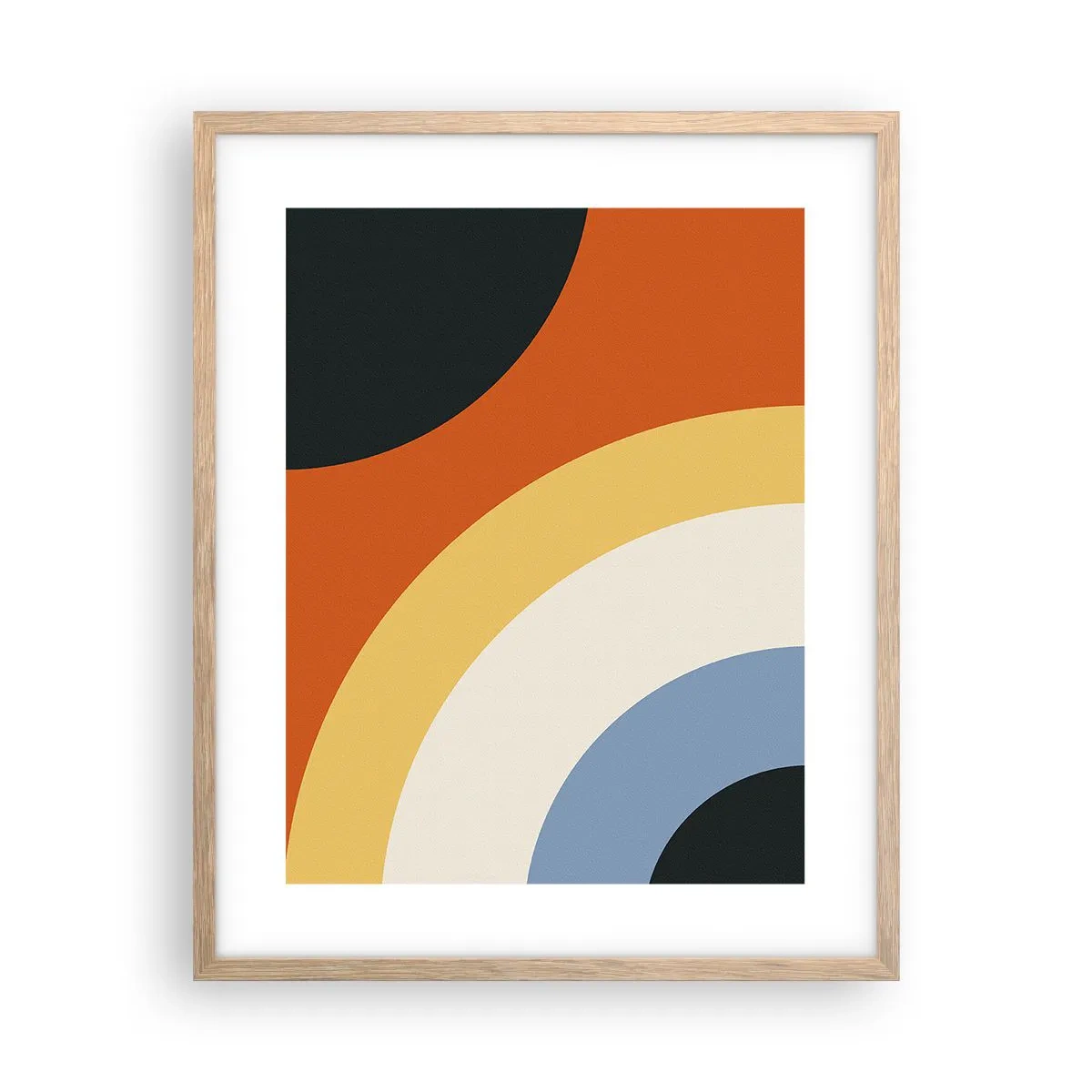 Poszter világos tölgy keretben - Magam felé - 40x50 cm