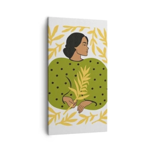 Vászonkép - Hawaii lány - 45x80 cm