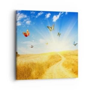 Vászonkép - És hogy lehet nem szeretni a nyarat? - 40x40 cm