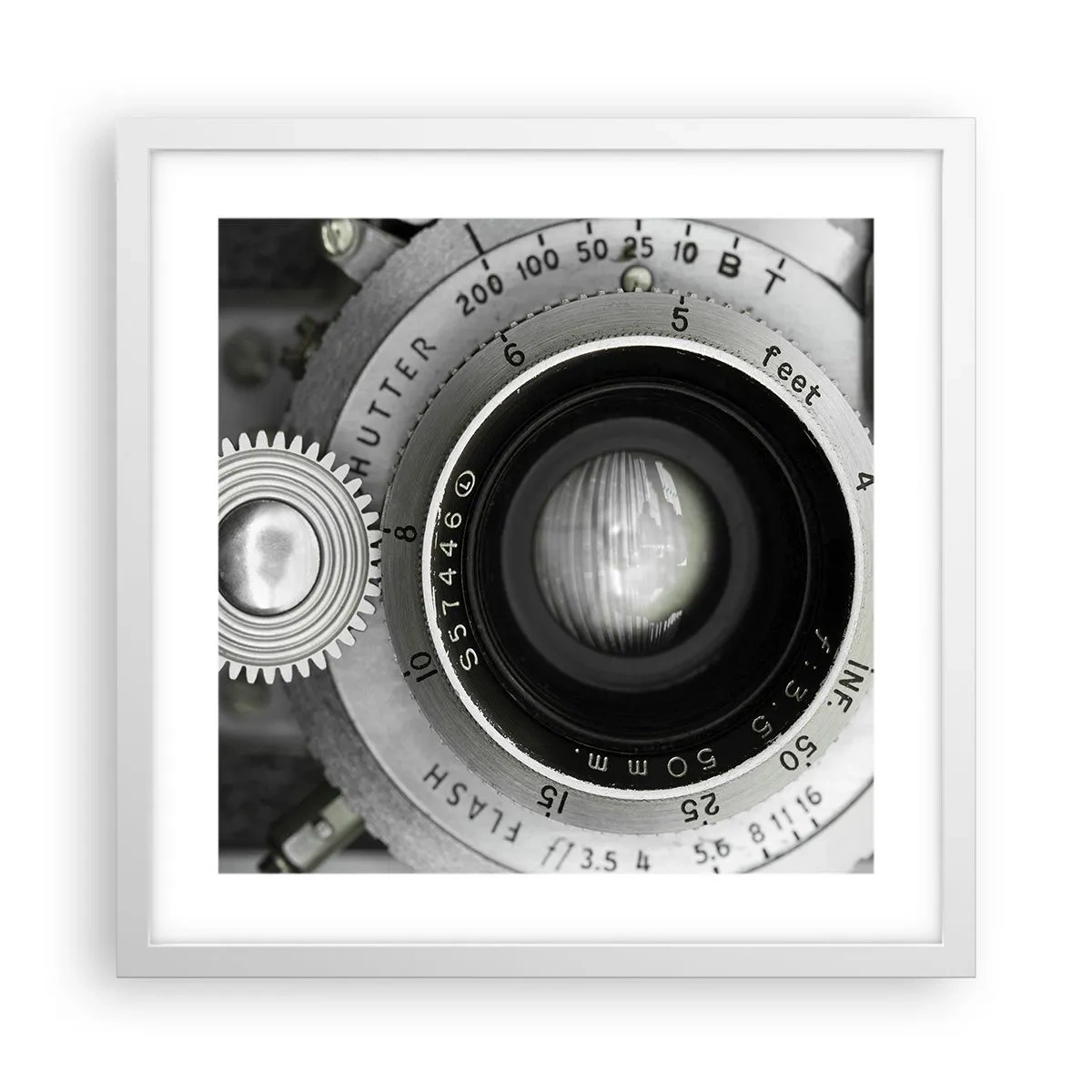 Poszter fekete keretben - Történet Hollywoodról - 40x40 cm