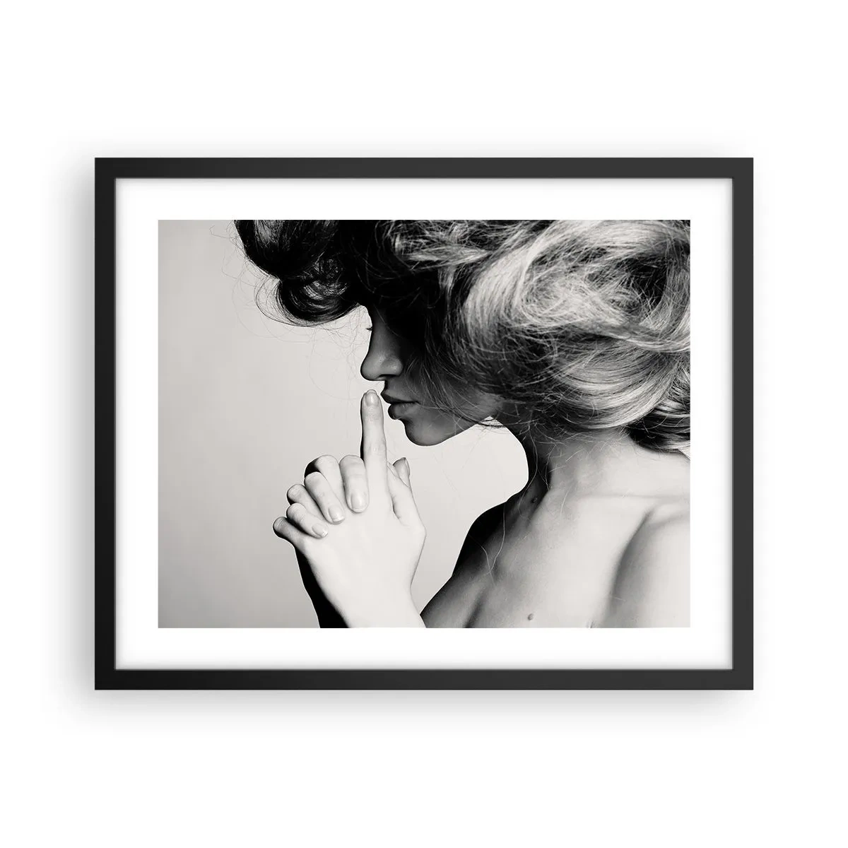 Poszter fehér keretben - Magára hallgatva - 50x40 cm