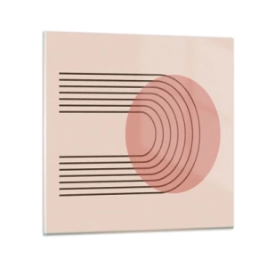 Üveg kép - Ellenállhatatlan vonzalom - 70x70 cm