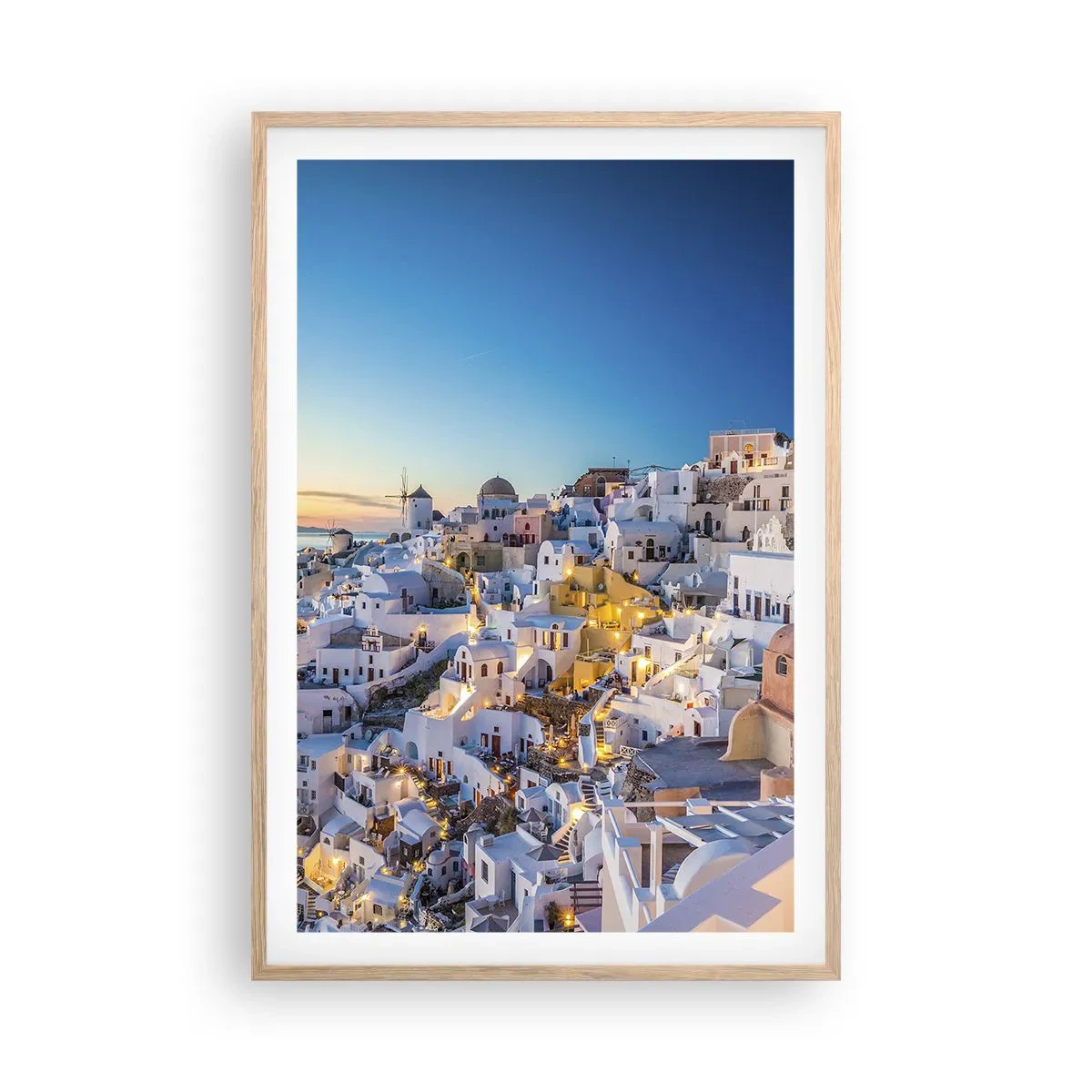 Poszter világos tölgy keretben - A görögség lényege - 61x91 cm